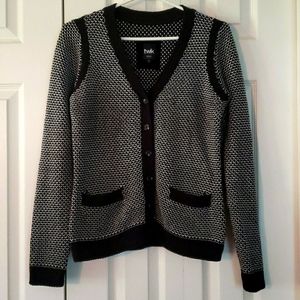 Black and White Simons cardigan. Sz S.